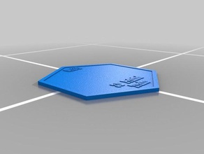 matterhackers on30 tile base signs logos hextileproject 3d print model - Mito3D
