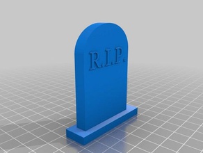 rip lápida lapida 3d impresión 3d print model - Mito3D
