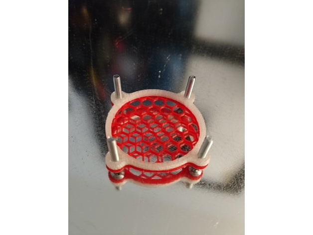 40mm esagono ventilatore guarnizione 3d la stampante parti cr-10 protezione della ventola sindone 3D print model - Mito3D