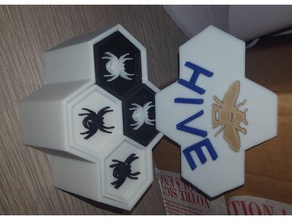 hive game expansion box games 3d print model - Mito3D