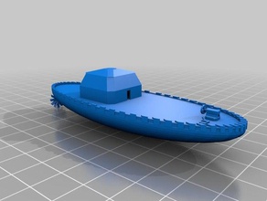 motor boat vehicles 3d print model - Mito3D