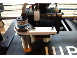 wanhao di3 front side inductive probe mount 3d printer parts cocoon create sensor maker select v2 openscad duplicator i3 3d print model - Mito3D