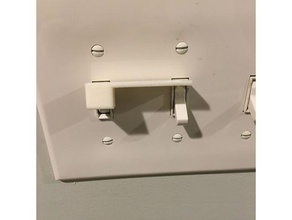 light switch toggle bathroom 3d print model - Mito3D