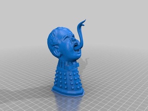 crying venom dalek baby sculptures fun 3d print model - Mito3D