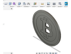 bitcoin modelo decoração 3d print model - Mito3D