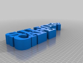 mi personalizados variable palabra escultura siliconcafe esculturas 3d print model - Mito3D