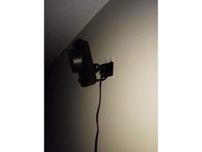 simplisafe camera mount xy adjustable other 3d print model - Mito3D