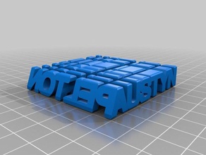 austyns bday sculture personalizzato 3d print model - Mito3D