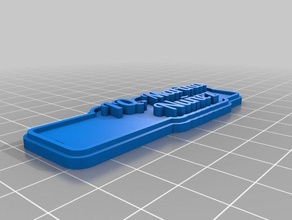 iq marina nu&ntildeez keychains customized 3d print model - Mito3D