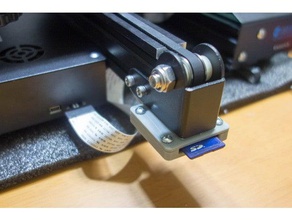 ender-3 sd-card-adapter-Halter 3d Drucker Teile creality ender 3 3d print model - Mito3D