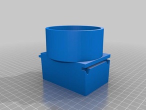peugeot 508 mug holder 3d printing car cup 3d print model - Mito3D