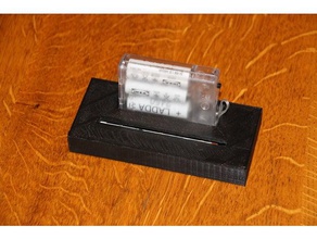 support lumineux led household boite box holder mount strip voyant 3d print model - Mito3D