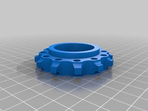 mr 4 de robótica depósito la rueda engranaje fijo arduino 3d print model - Mito3D