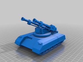 mm ork flak tank araç wargames Mm minyatür warhammer warhammer40k 40000 3d print model - Mito3D