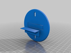 puerta corredera de armario reemplazo partes 3d print model - Mito3D