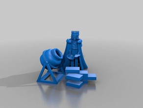 Philosoph der Aufklärung Gebäude realschule Skulpturen 3d print model - Mito3D