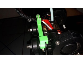 guía de cable verter tete e3dv6 clon la impresora accesorios clip 3d print model - Mito3D