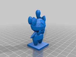 low-poly-pokemon gothita Entwicklungen Skulpturen gothitelle gothorita low-poly 3d print model - Mito3D
