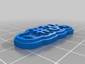 ella keychains customized 3d print model - Mito3D