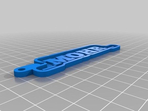 Schlüsselanhänger jace mohr angepasst 3d print model - Mito3D