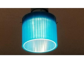led gu10 light lamp shade office 3d print model - Mito3D