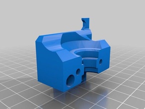 e3dv6 alfawise u20 remix carriage mount printer parts 3d print model - Mito3D