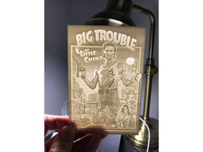big trouble little china poster art 3d print model - Mito3D