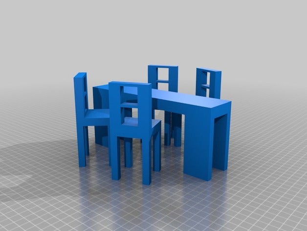 table sculptures 3dprintable customizable 3D print model - Mito3D