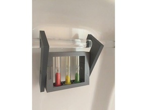 chuveiro economizador de tempo ampulheta casa banho 3d print model - Mito3D