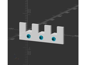 cable de hangar organización 3d print model - Mito3D