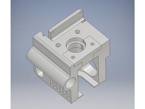 um clone compacto hotend de montagem 3d a impressora partes e3d fanduct ventilador ultimaker 2 3d print model - Mito3D