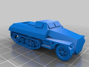 sdkfz 41 des véhicules bolt action 3d print model - Mito3D