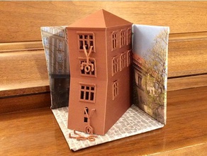 tower prague castle 2nd defenestration 1618 buildings structures row house rowhouse rpg prop town hoouse townhouse 3d print model - Mito3D