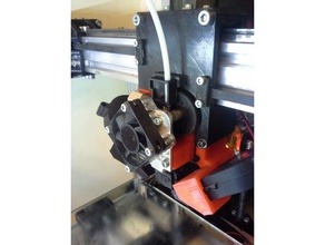 re-d-bot carriage e3d titan aero mgn12 rails version 2 printer parts e3d-titan extruder 3d print model - Mito3D
