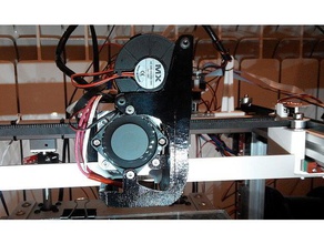 ventilador de conducto titan aero extrusor 3d la impresora extrusoras e3d-titan 3d print model - Mito3D
