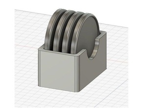 coaster set iç 3d baskı bardak özelleştirilebilir 3d print model - Mito3D