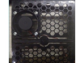 anet a8 ana board reset düğmesi 4x4cm fan desteği 3d yazıcı aksesuarlar 3d print model - Mito3D