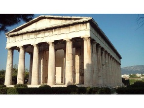 Yunan Tapınağı binalar yapılar parthenon 3d print model - Mito3D