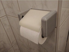 quick change toilet paper holder bathroom 3d print model - Mito3D