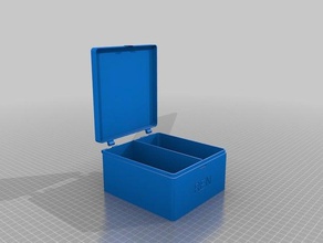 benim özel kutusu menteşeli organizasyon 3d print model - Mito3D