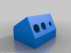 rambo junta directiva de la caja pantalla lcd dos ventiladores 3d impresora partes 3d print model - Mito3D