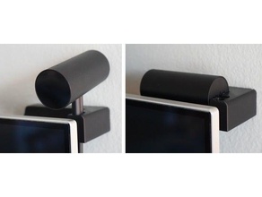 hidden oculus rift sensor mount hide behind big tvs video games 3d print model - Mito3D