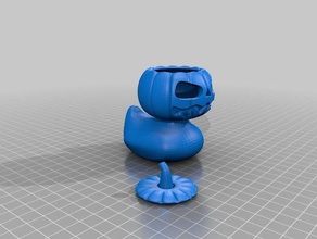 halloween rubber duckie 3d stampa 3d print model - Mito3D
