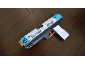 pigeon -semiauto magfed nerf pistol- sport outdoors mhp arms mhp15 blaster gun mod nerfgun nerfmodding 3d print model - Mito3D