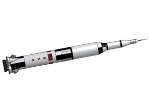 saturn rocket models 3d print model - Mito3D
