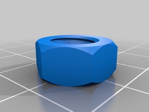 13mm nut parts customized 3d print model - Mito3D