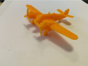 bristol beaufighter toys games airplane 3d print model - Mito3D