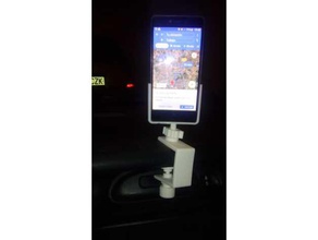 soporte movil bq aquaris support mobile phone iphone 3d print model - Mito3D