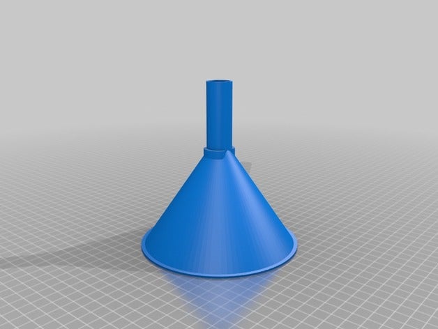 funnel max speed pet bottle vented kitchen dining 3D print model - Mito3D