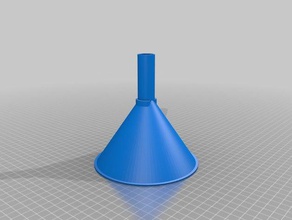 funnel max speed pet bottle vented kitchen dining 3d print model - Mito3D